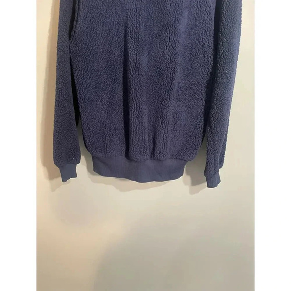 Sweaty Betty Navy Sherpa Quarter Zip Sweatshirt - Picture 8 of 11